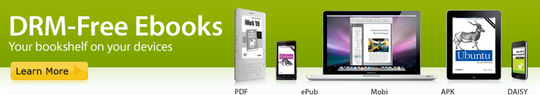 DRM-free ebooks - Your bookshelf on your devices