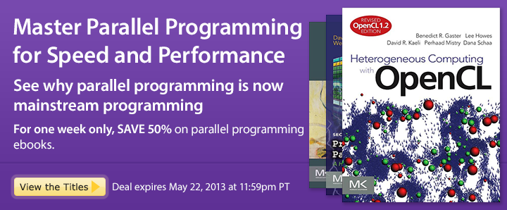 Master Parallel Programming for Speed and Performance - Save 50% on these parallel programming ebooks