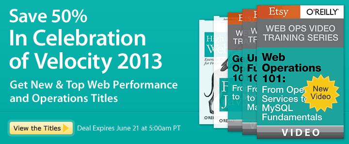 Save 50% - In Celebration of Velocity 2013