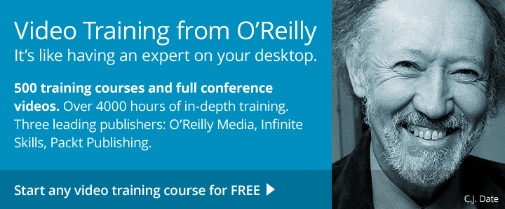 O'Reilly Video Training - Learn something new today. See the latest videos.