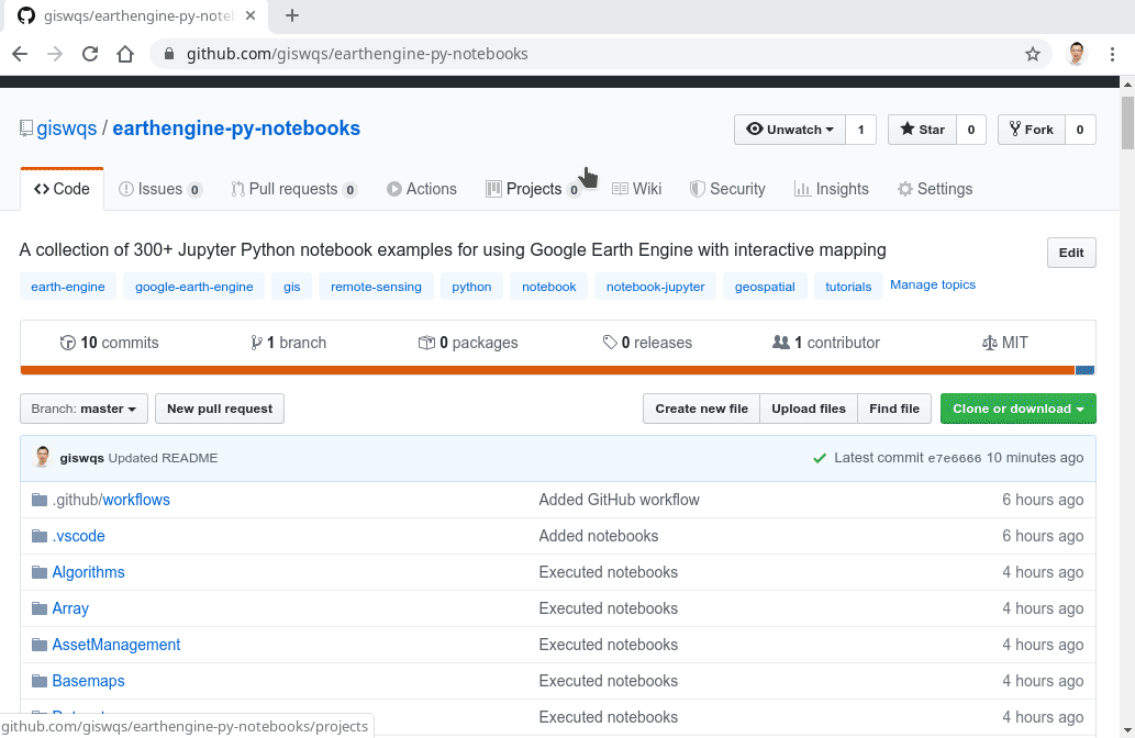 Google Earth Engine with interactive mapping