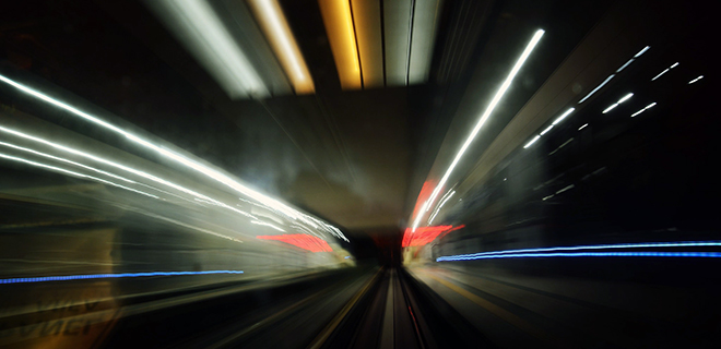 Fast - view from Kuala Lumpur Putra LTR train