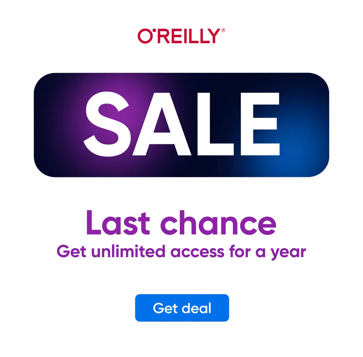 September Sale Last chance - Get unlimited access for a year