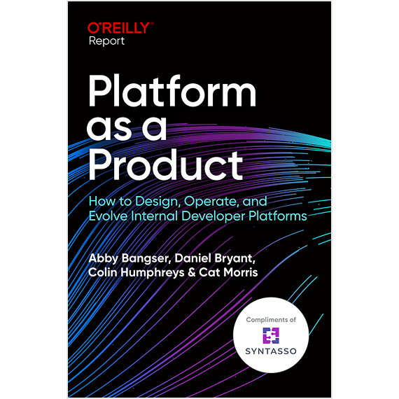 Book cover: Platform as a Product
