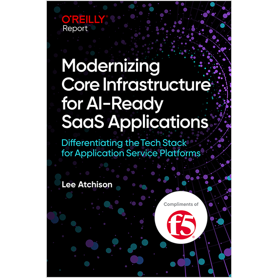 Book cover: Modernizing core infrastructure for AI-ready SaaS applications