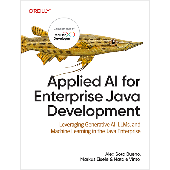 Book cover: Applied AI for Enterprise Java Development