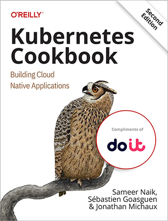 Book cover: Kubernetes Cookbook
