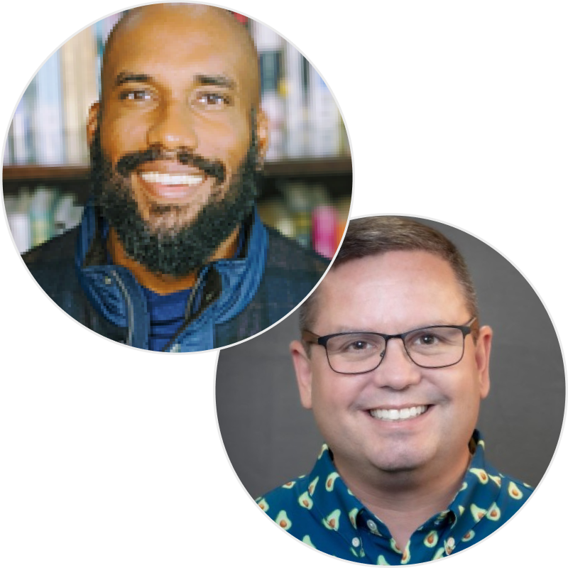 Anjuan Simmons and Nathen Harvey