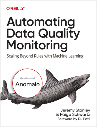 Book cover: Automating Data Quality Monitoring: Scaling Beyond Rules With Machine Learning