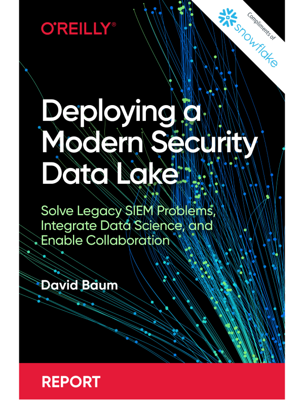 Report cover: Deploying a Modern Security Data Lake