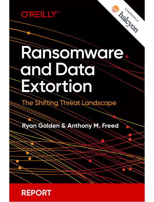 Report cover: Ransomware and Data Extortion