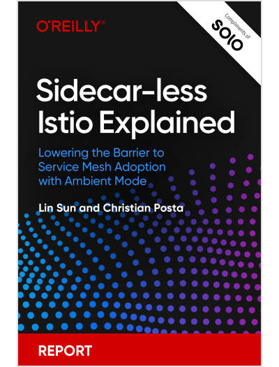 Book cover: Sidecar-Less Istio Explained