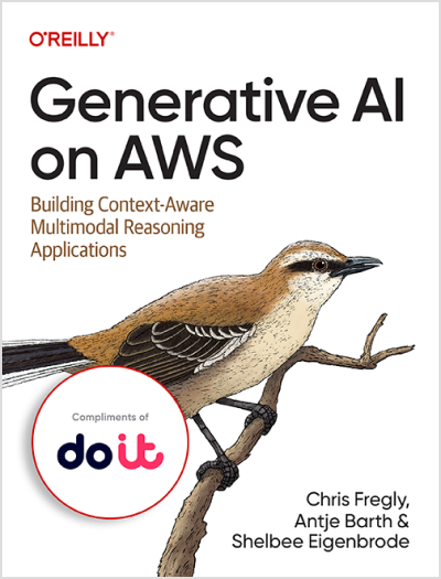 Book cover: Generative AI on AWS