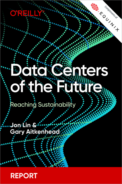 Book cover: Data Centers of the Future – Reaching sustainability