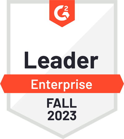 G2, Leader: Enterprise Fall 2023
