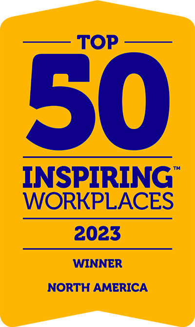 Top 50 Inspiring Workplaces, 2023 Winner North America