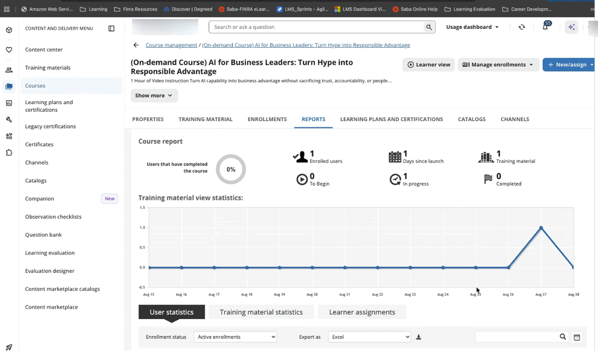 How to access reporting: screenshot 2