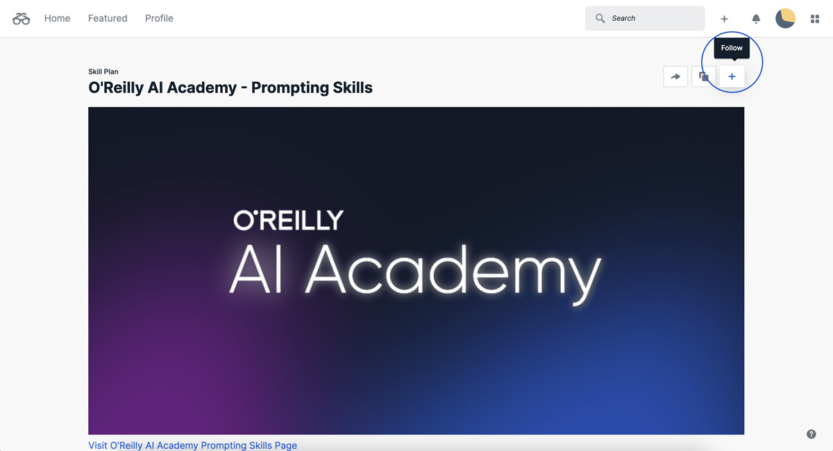 Screenshot of AI Academy step 3