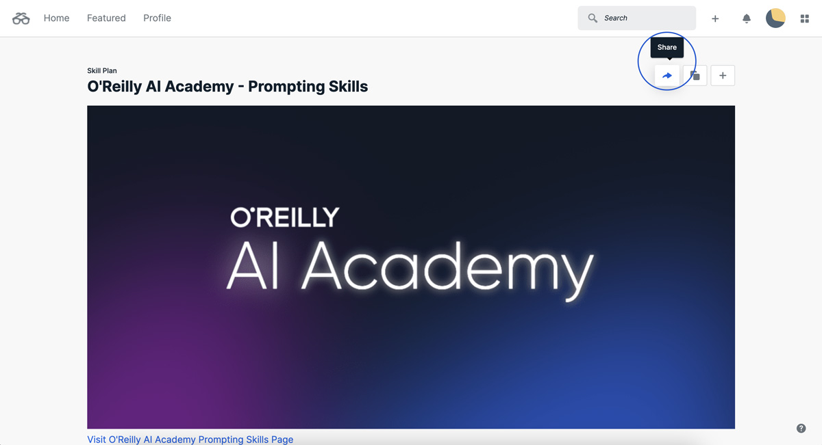 Screenshot of AI Academy step 5