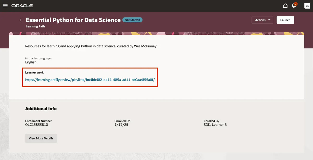 Screenshot of expert playlists step 3