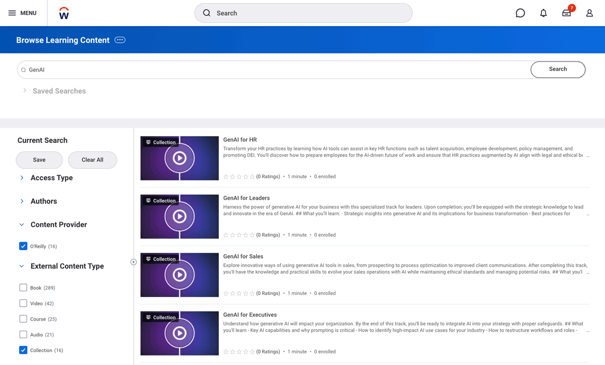 Screenshot of AI Academy step 1