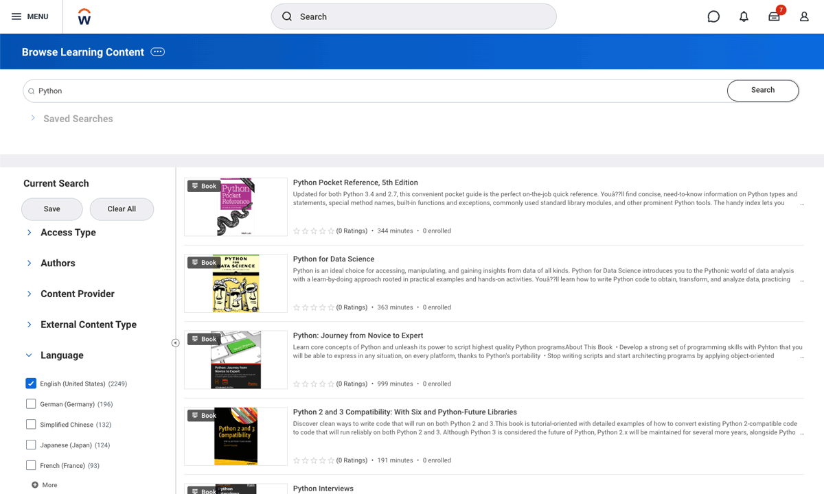 Screenshot of books & audiobooks step 2