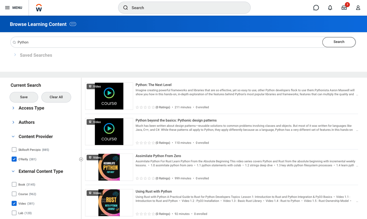 Screenshot of videos step 1