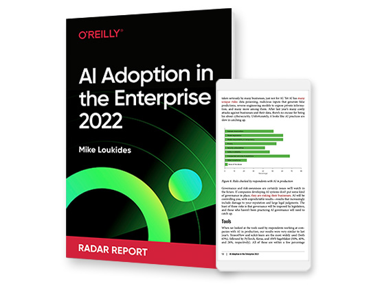 cover for: AI Adoption in the Enterprise 2022