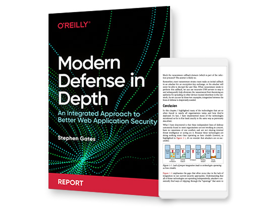 cover for: Modern Defense in Depth