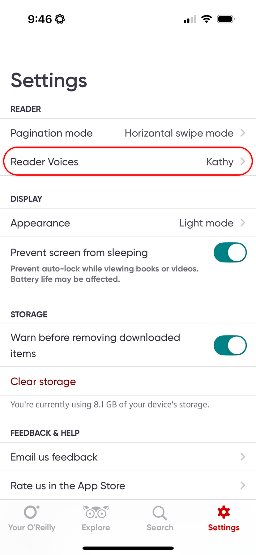 iOS text to speach step 3